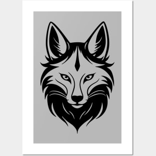 Majestic Fox Head Posters and Art